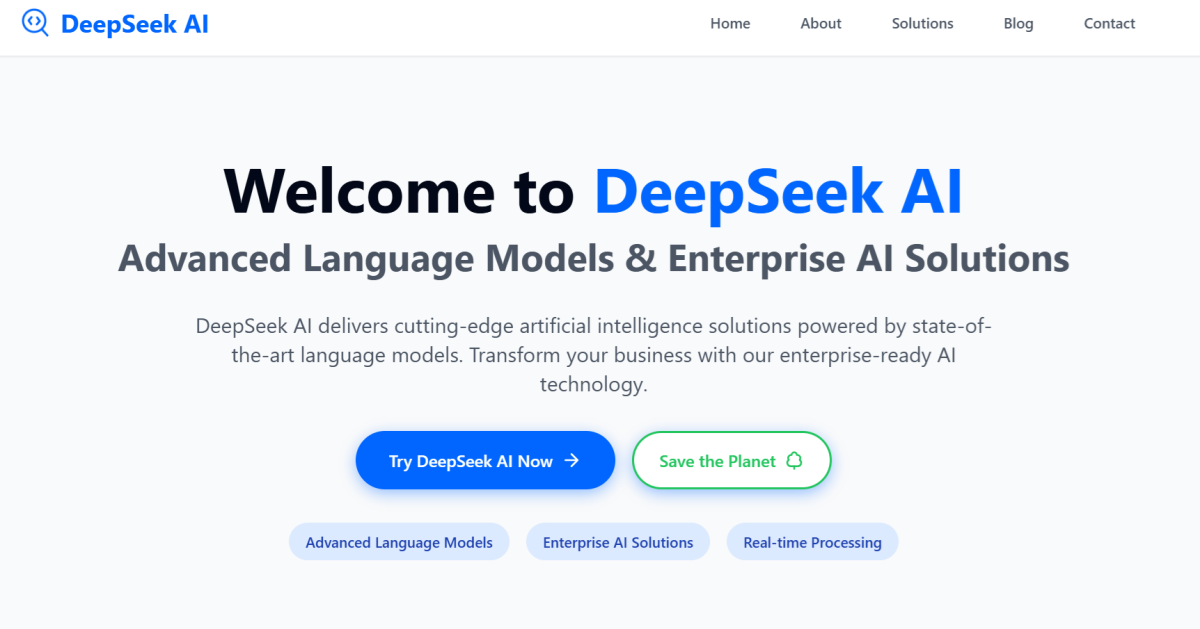 DeepSeek AI